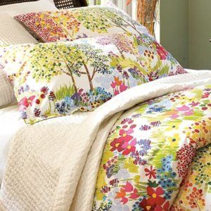 EUC Pottery Barn Woodland Organic Cotton Shams